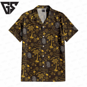 San Diego Padres Circle Aloha Paradise Hawaiian Shirt San Diego Padres Circle Aloha Paradise Hawaiian Shirt
