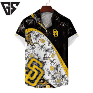 San Diego Padres Island Fusion Hawaiian Shirt San Diego Padres Island Fusion Hawaiian Shirt
