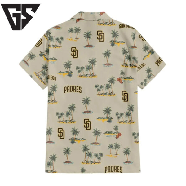 San Diego Padres Island Palms Hawaiian Shirt