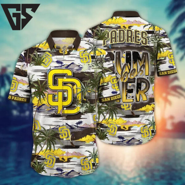 San Diego Padres Island Vibes Hawaiian Shirt