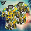 San Diego Padres Jungle Parrot Hawaiian Shirt