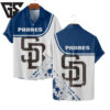 San Diego Padres Modern Splash Hawaiian Shirt