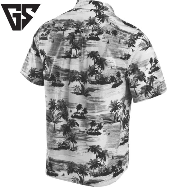 San Diego Padres Monochrome Tropics Hawaiian Shirt