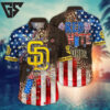 San Diego Padres Red, White & Wild Hawaiian Shirt