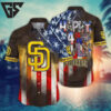 San Diego Padres Stars & Stripes Celebration Hawaiian Shirt