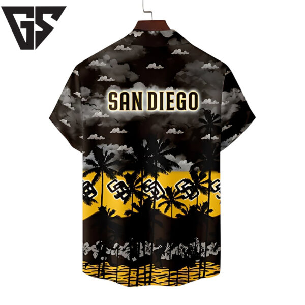 San Diego Padres Stormy Sunset Hawaiian Shirt