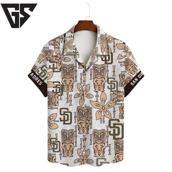 San Diego Padres Tiki Tropics Hawaiian Shirt