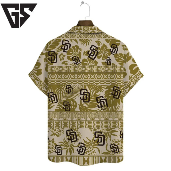 San Diego Padres Tribal Breeze Hawaiian Shirt