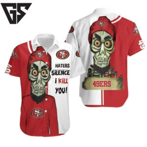 San Francisco 49ers Achmed Haters Silence I Kill You Hawaiian Shirt San Francisco 49ers Achmed Haters Silence I Kill You Hawaiian Shirt
