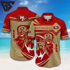 San Francisco 49ers Gridiron Pride Hawaiian Shirt San Francisco 49ers Gridiron Pride Hawaiian Shirt