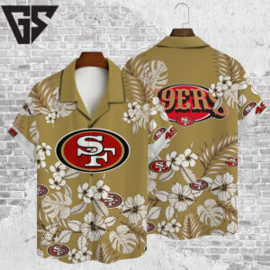 San Francisco 49ers Island Breeze Hawaiian Shirt San Francisco 49ers Island Breeze Hawaiian Shirt