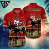 San Francisco 49ers Island Sunset Hawaiian Shirt