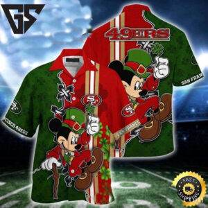 San Francisco 49ers Mickey’s Shamrock Shenanigans Hawaiian Shirt