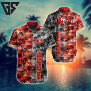 San Francisco 49ers Ocean Breeze Hawaiian Shirt San Francisco 49ers Ocean Breeze Hawaiian Shirt