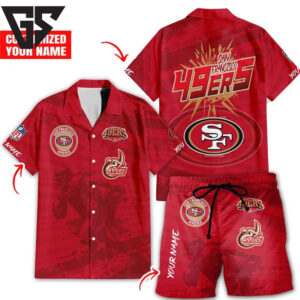 San Francisco 49ers Sunset Spirit Hawaiian Shirt San Francisco 49ers Sunset Spirit Hawaiian Shirt
