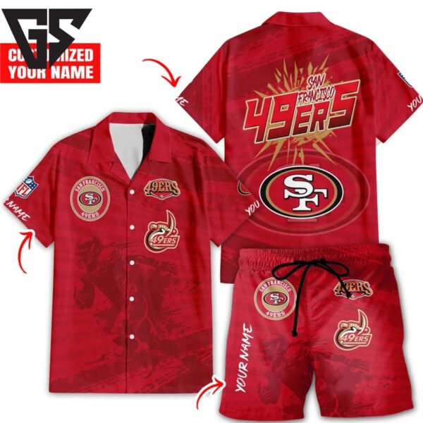 San Francisco 49ers Sunset Spirit Hawaiian Shirt