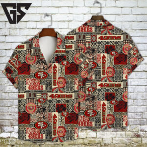 San Francisco 49ers Tribal Heritage Hawaiian Shirt San Francisco 49ers Tribal Heritage Hawaiian Shirt