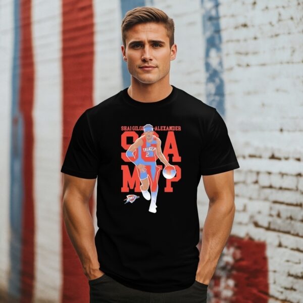 Shai Gilgeous-Alexander 2025 Nba Mvp Okc Thunder T-Shirt