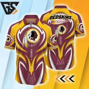 Washington Commanders Island Spirit Hawaiian Shirt