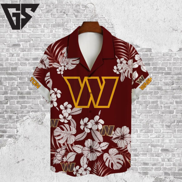 Washington Commanders Tropical Vibe Hawaiian Shirt
