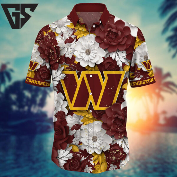 Washington Redskins Floral Pride Hawaiian Shirt