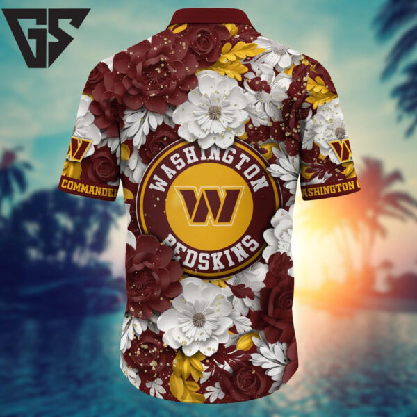 Washington Redskins Floral Pride Hawaiian Shirt