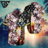 Washington Redskins Floral US Stars Hawaiian Shirt
