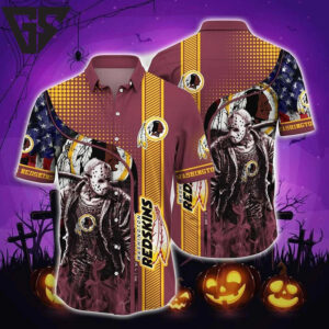 Washington Redskins Halloween Jason Hawaiian Shirt Washington Redskins Halloween Jason Hawaiian Shirt
