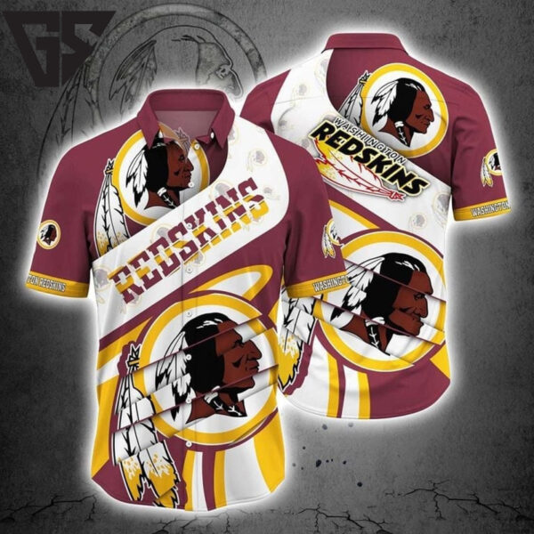 Washington Redskins Legacy Ring Hawaiian Shirt