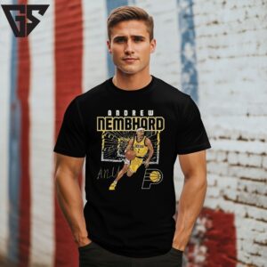 Andrew Nembhard Indiana Pacers Shattered T-Shirt Andrew Nembhard Indiana Pacers Shattered T-Shirt