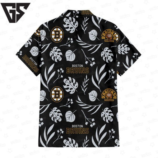 Boston Bruins Icebound Elegance Hawaiian Shirt