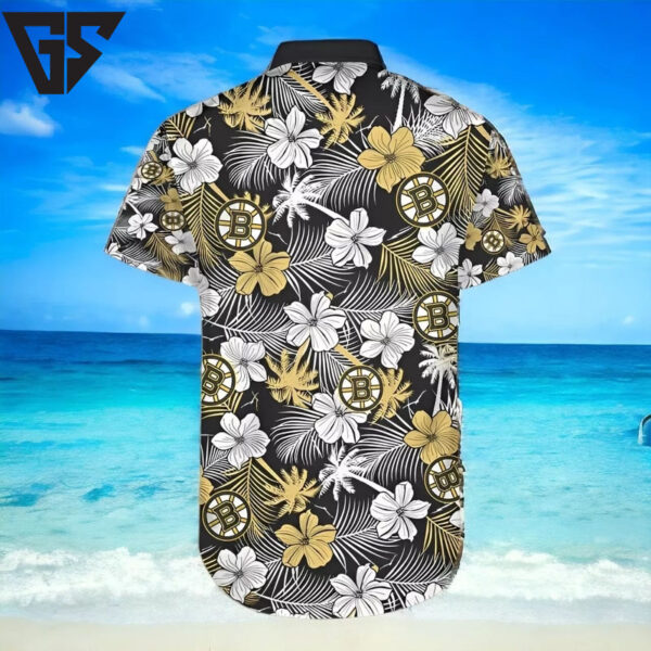 Boston Bruins Paradise Bloom Hawaiian Shirt