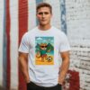 Cat Playing Football T-Shirt