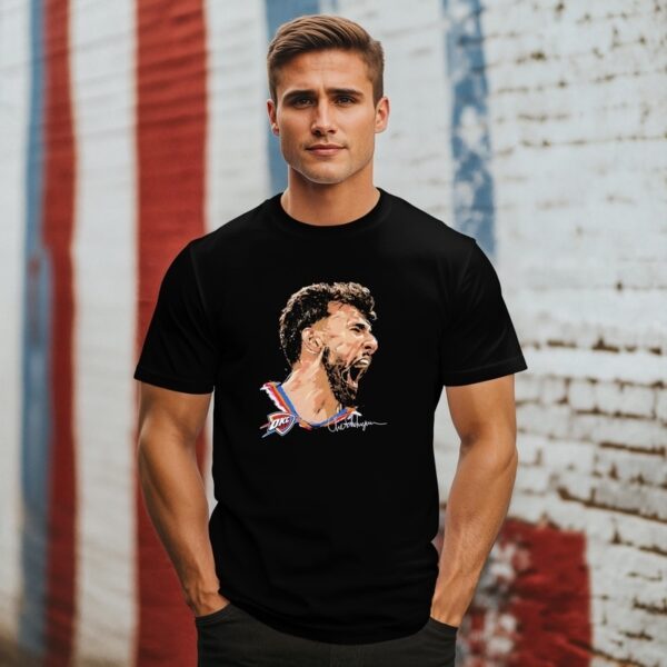 Chet Holmgren Oklahoma City Thunder Scream Signature T-Shirt