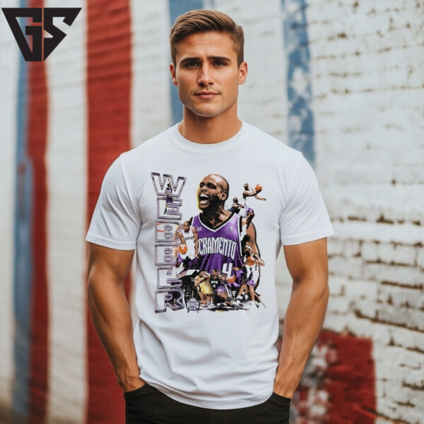 Chris Webber Player Sacramento Kings Graphic T-Shirt