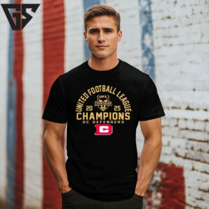 Dc Defenders 2025 Ufl Champions T-Shirt Dc Defenders 2025 Ufl Champions T-Shirt