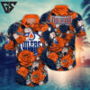 Edmonton Oilers Floral Passion Hawaiian Shirt