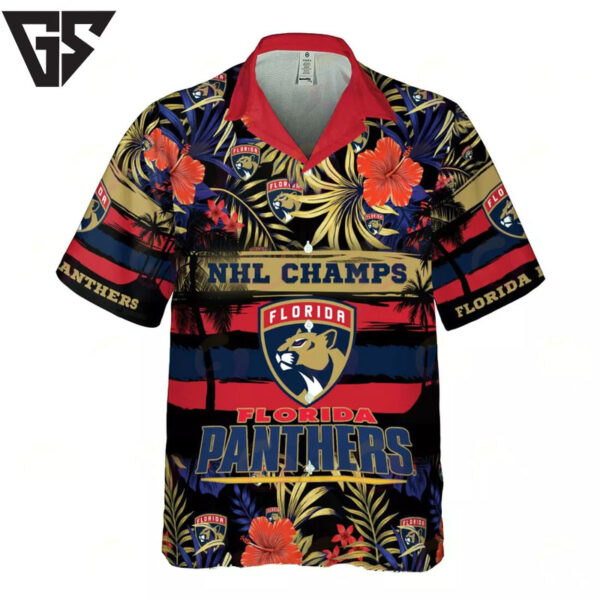 Florida Panthers Island Champion Hawaiian Shirt