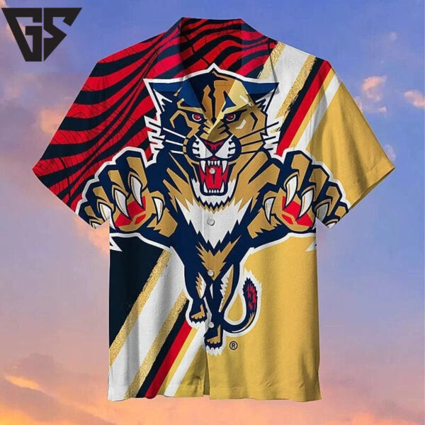 Florida Panthers Roar Horizon Hawaiian Shirt