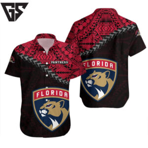 Florida Panthers Tribal Spirit Hawaiian Shirt Florida Panthers Tribal Spirit Hawaiian Shirt