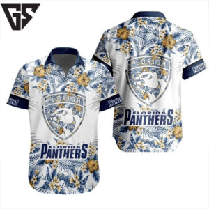 Florida Panthers Tropical Breeze Hawaiian Shirt Florida Panthers Tropical Breeze Hawaiian Shirt