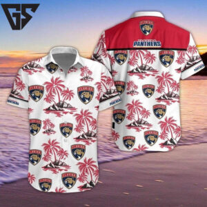 Florida Panthers Tropical Paradise Hawaiian Shirt Florida Panthers Tropical Paradise Hawaiian Shirt