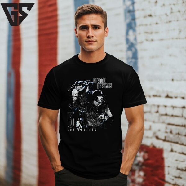 Freddie Freeman Los Angeles Dodgers Grunge T-Shirt