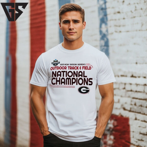 Georgia Bulldogs 2025 Ncaa Women’S Outdoor Track And Field National Champions T-Shirt