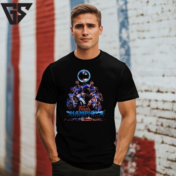 Grateful Dead Oklahoma City Thunder Nba Finals National Basketball Champs 2025 Poster T-Shirt