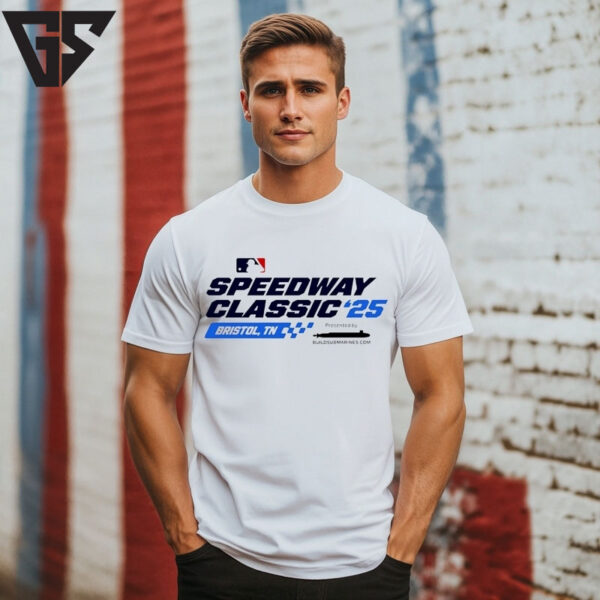 Mlb Mlb Speedway Classic Presented 2025 Logo T-Shirt
