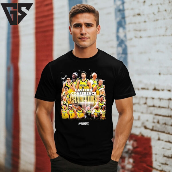 Nba Finals 2025 Eastern Conference Champions All Team Indiana Pacers T-Shirt