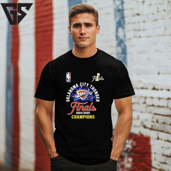 Oklahoma City Thunder 2024 2025 Finals Champions T-Shirt