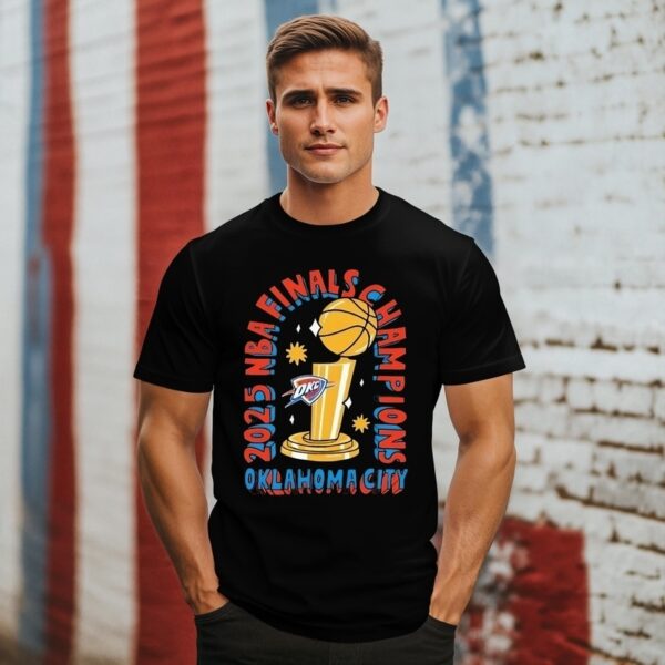 Oklahoma City Thunder 2025 Nba Finals Champions Cup T-Shirt