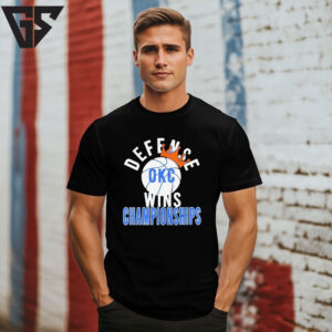 Oklahoma City Thunder Defense Wins Championship T-Shirt Oklahoma City Thunder Defense Wins Championship T-Shirt